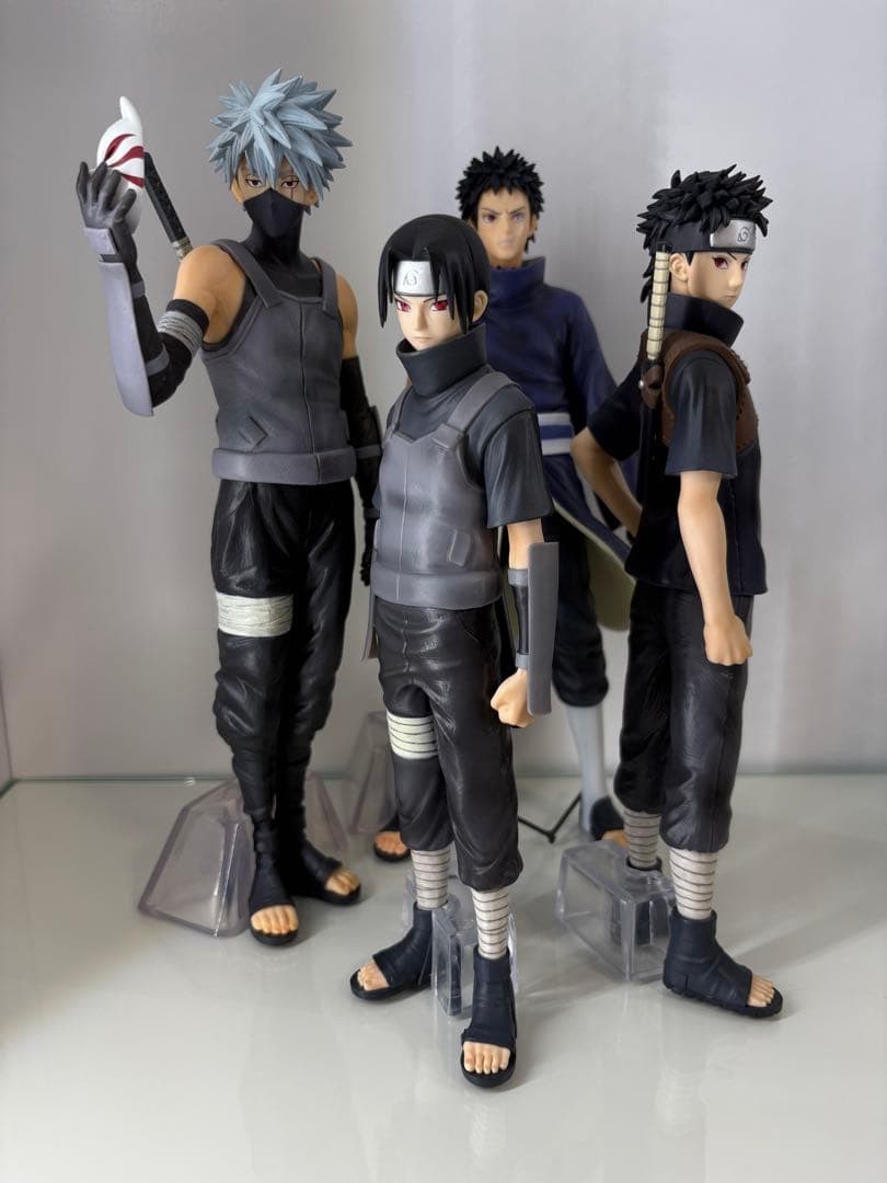 NARUTO Collectible Figure Set A B C D Prizes Red Eyes Fully Functional Anime