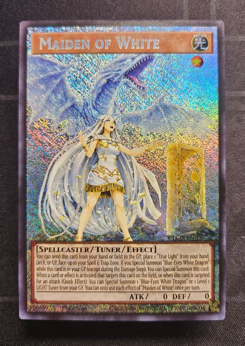 Maiden of White - Secret Rare Extended Full Art Overframe Over Frame