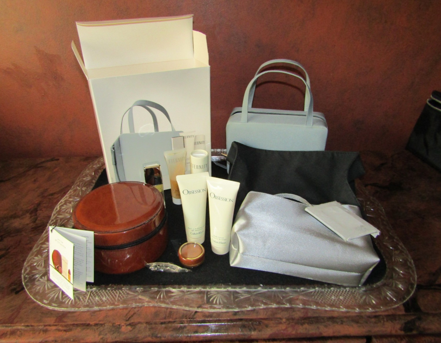 FREE SHIPPING  VINTAGE NEW CALVIN KLEIN OBSESSION & ETERNITY LOT COLLECTIBLES