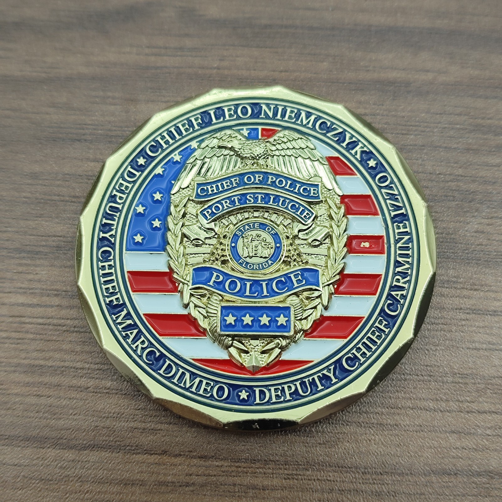Port St. Lucie Police Department Challenge Coin