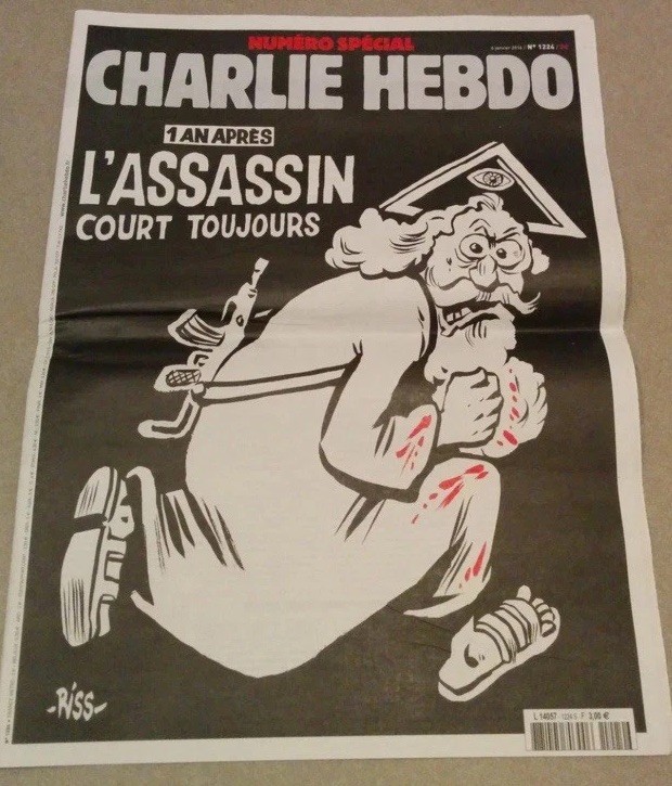 CHARLIE HEBDO 1224 French magazine January 6th 2016 1.6.2016