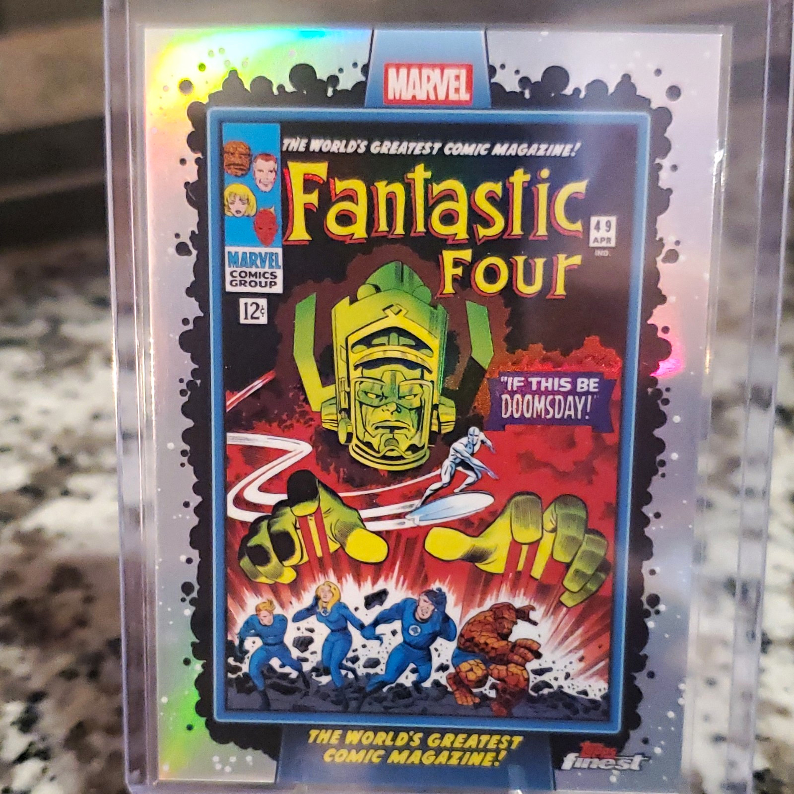 Topps 2026 Finest Fantastic Four World's Greatest Comic Magazine WG-06 Galactus