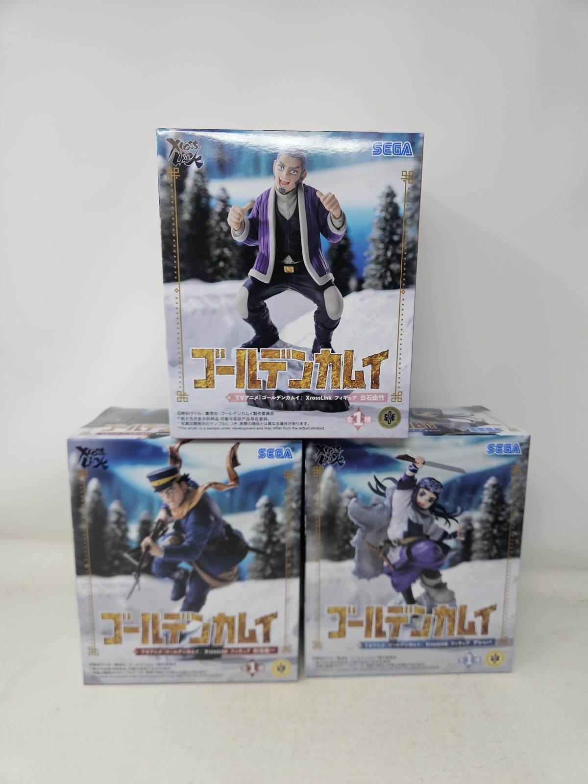 SEGA Golden Kamuy Xross Link Asirpa Sugimoto Hijikata Figure US Seller