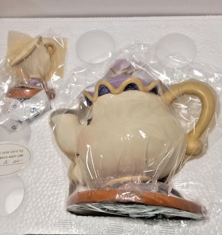 WDCC DISNEY Mrs POTTS & CHIP Good Night, Luv from Beauty and thr Beast