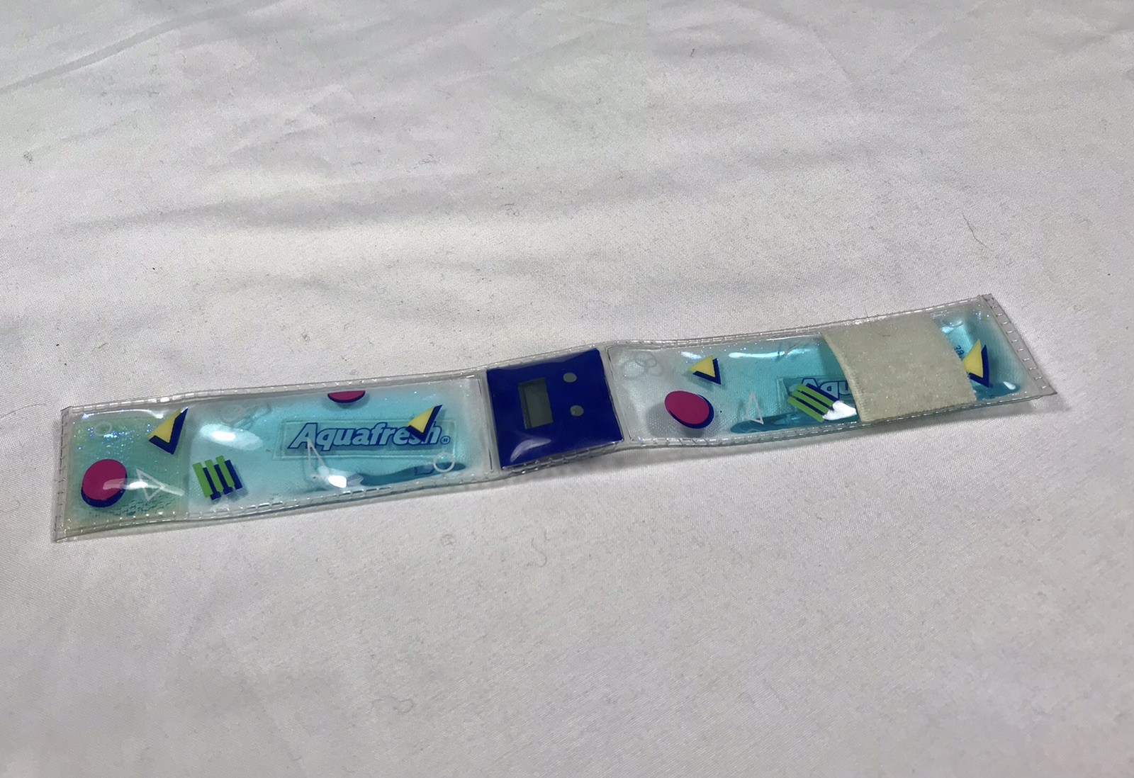 Rare Aquafresh Toothpaste Advertising Watch Wristwatch