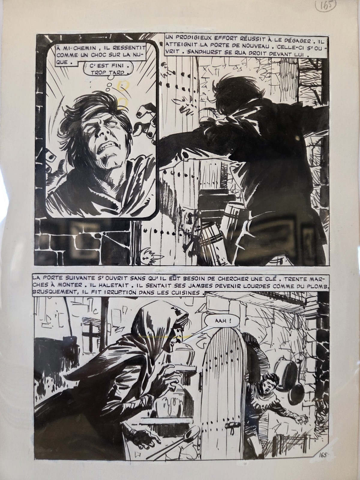 Hallucinations: Abandon All Hope Original Comic Art 1973 🔥🔥🔥 Horror Published
