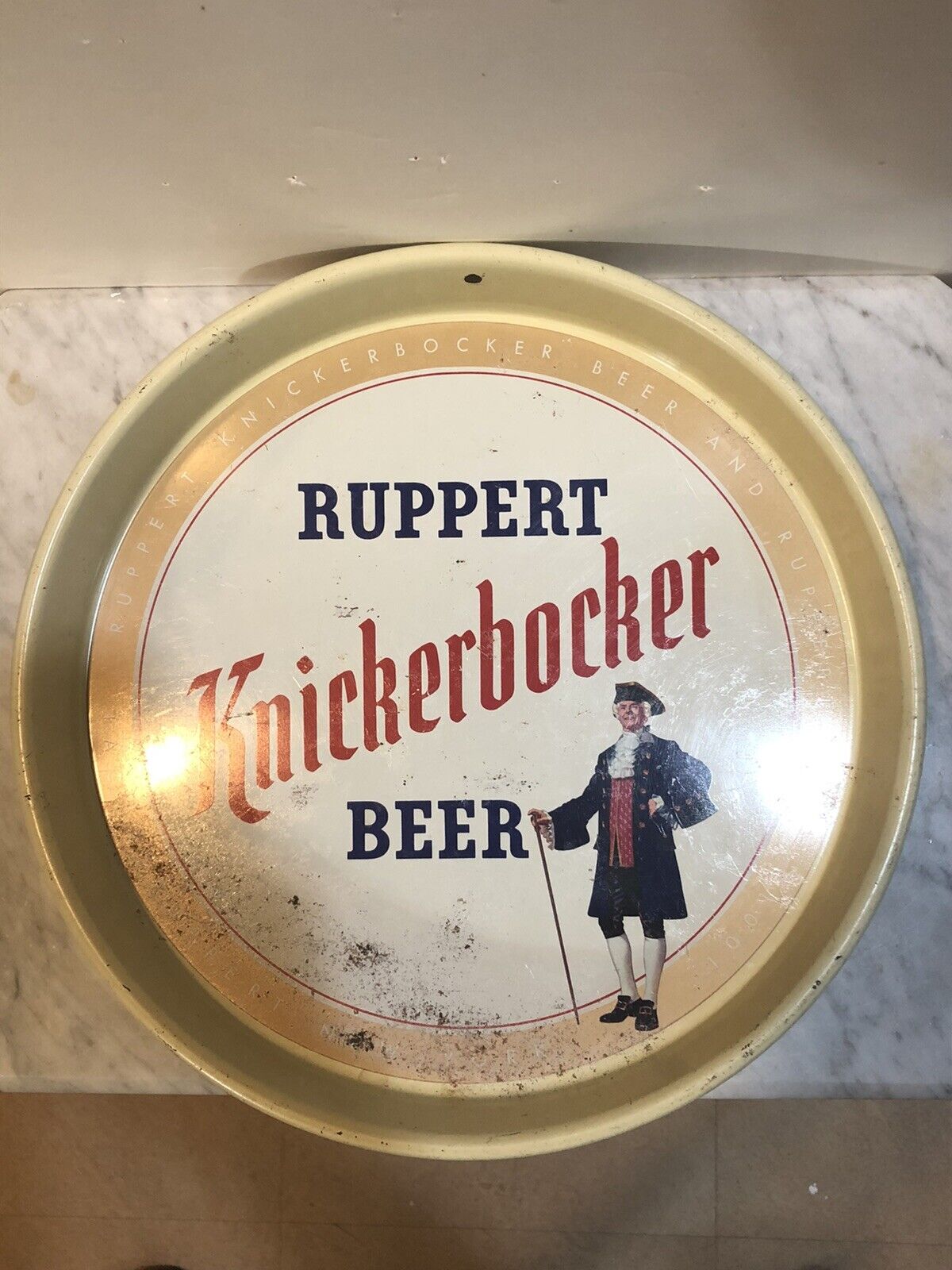 Ruppert Knickerbocker Beer Serving Tray 1960’s