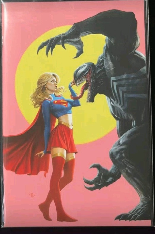 Spider-Man Superman #1 Adi Granov NYCC LTD 399 W/COAs Rare Pink