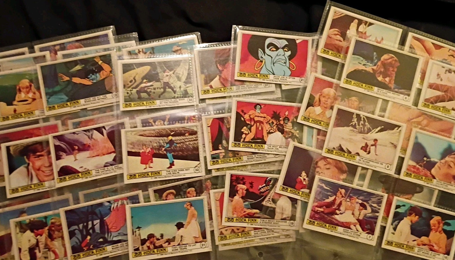 1968 A&BC Huck Finn COMPLETE 55 Card Set Movie Hanna Barbera NM/MT Well Centered