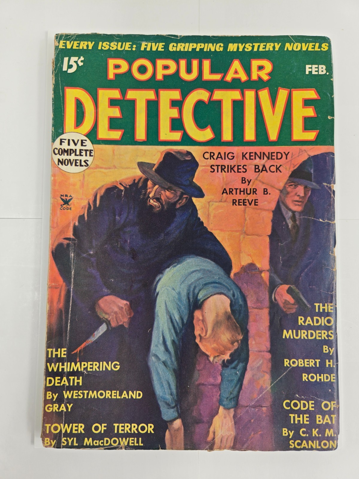 Popular Detective Pulp Magazine February 1935 \
