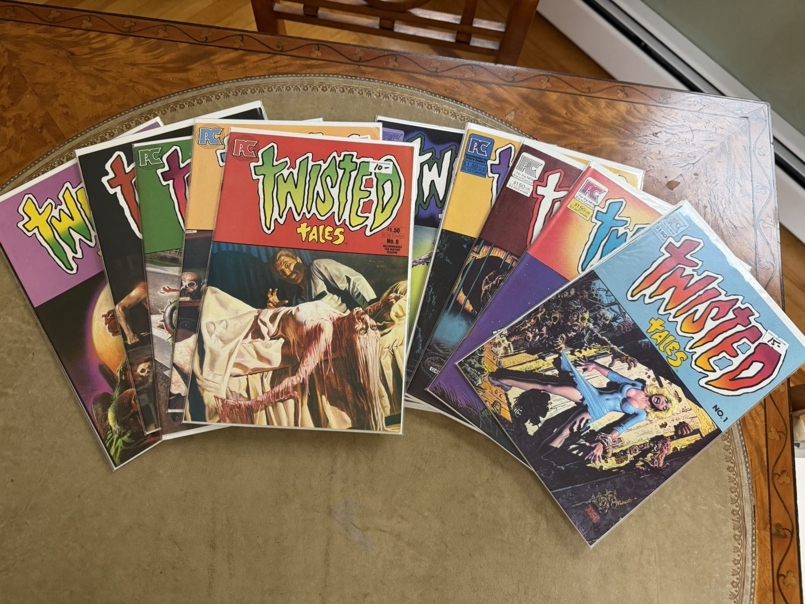 TWISTED TALES 1-10 + 3-D SET Horror. Wrightson Sienkiewicz Corben Bronze Age NEW