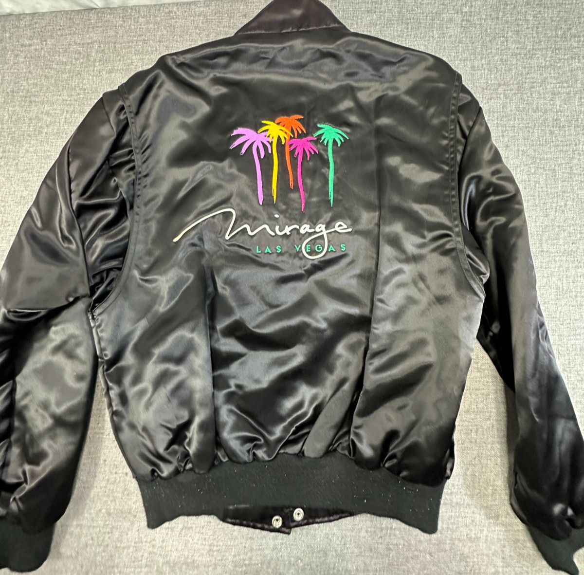 Vintage (M.A.P.) - Mirage Hotel Las Vegas Satin Jacket 1990s Medium 44\