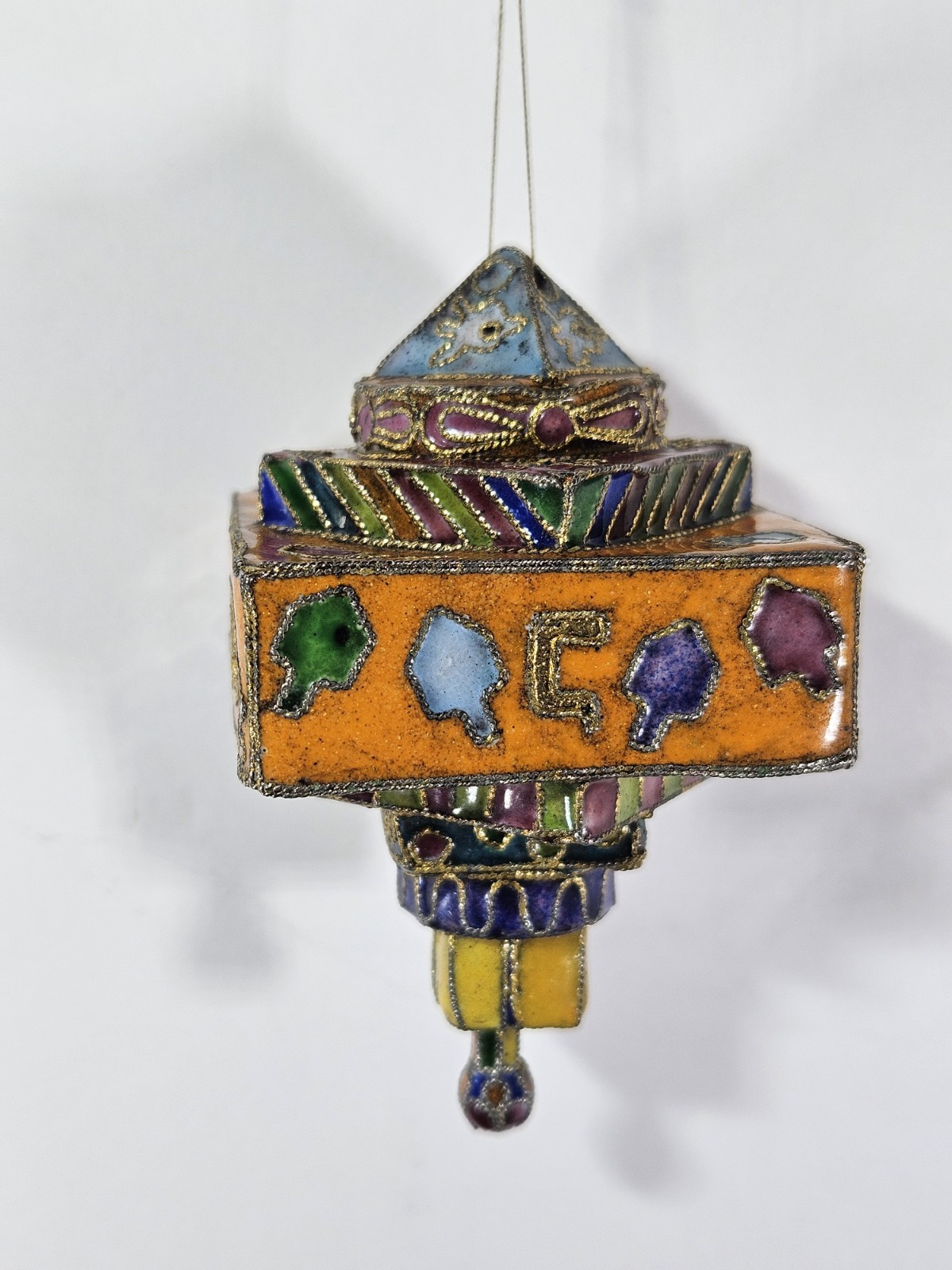 Vintage Carole Stupell Dreidel Jewish Hanukkah Holiday Ornament RARE