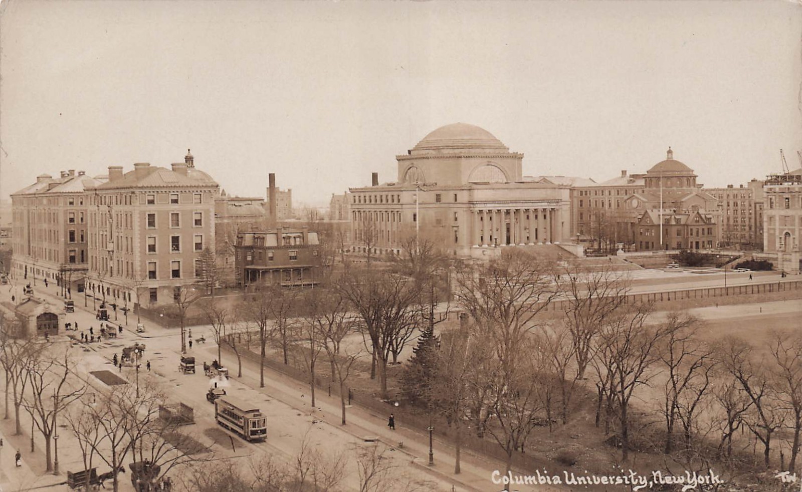 RPPC New York City Columbia University Thaddeus Wilkerson Photo Postcard H58