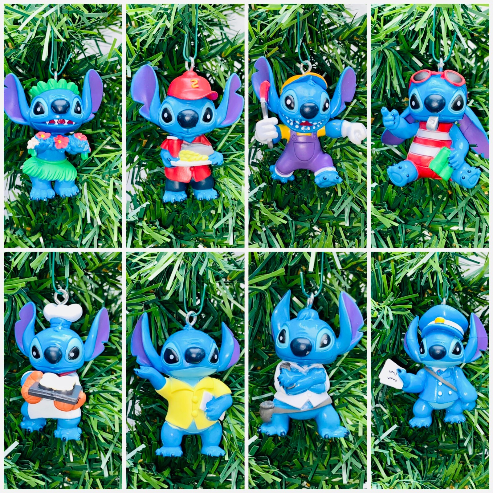 Lilo and Stitch Ornament Set of 8