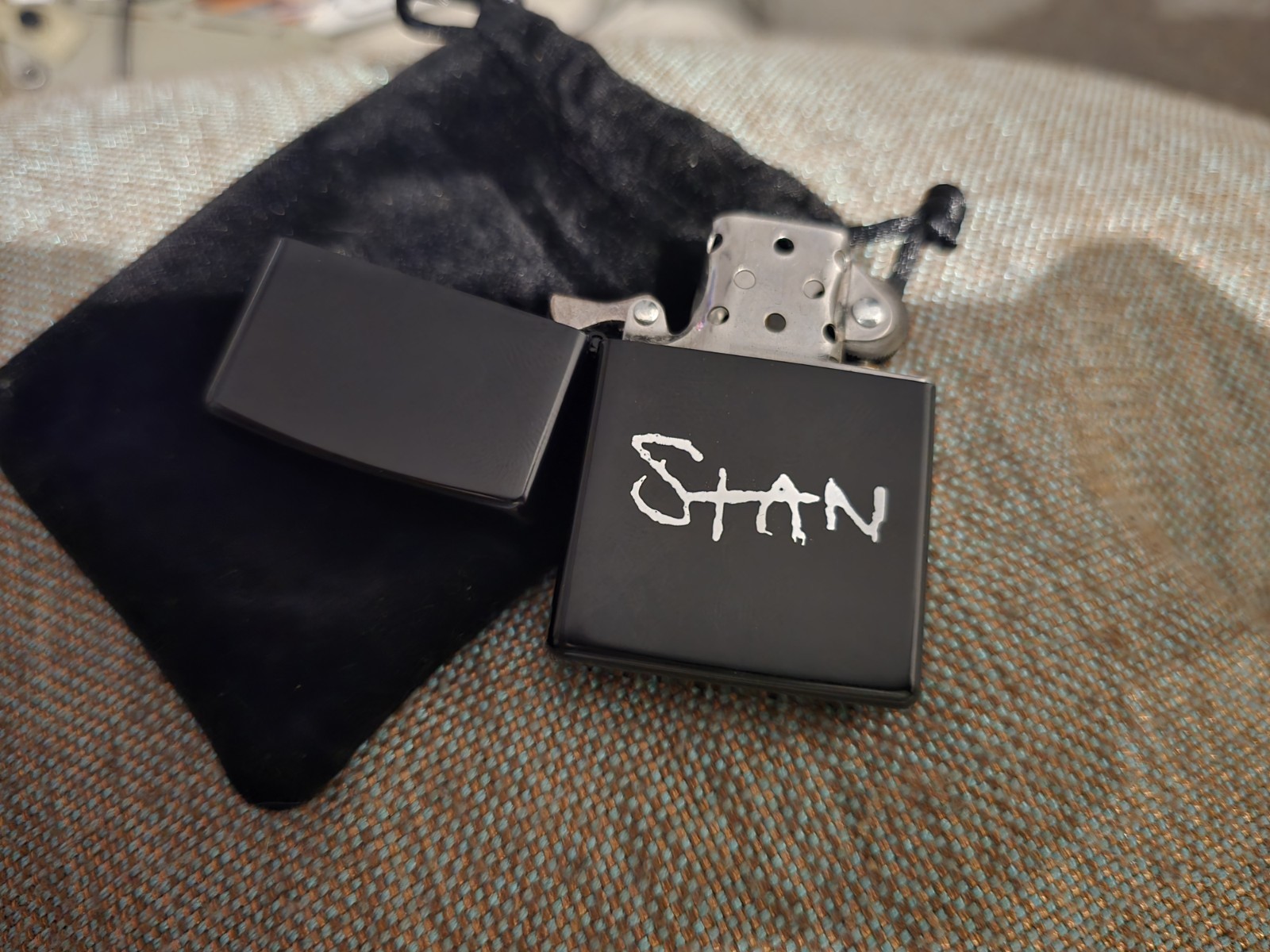 EMINEM Limited Edition Matte Black Flip-Top Lighter “Stan” 