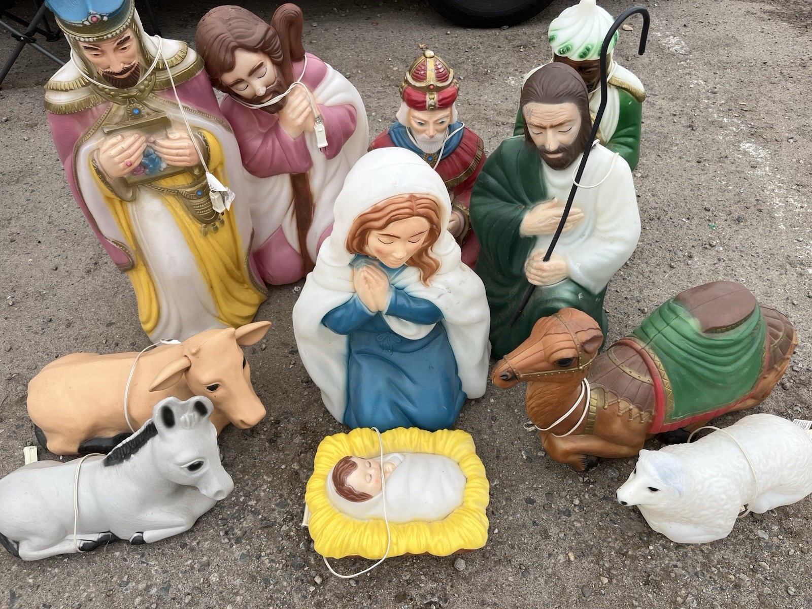 Vintage Empire Nativity Scene 11 Piece Set Christmas 35