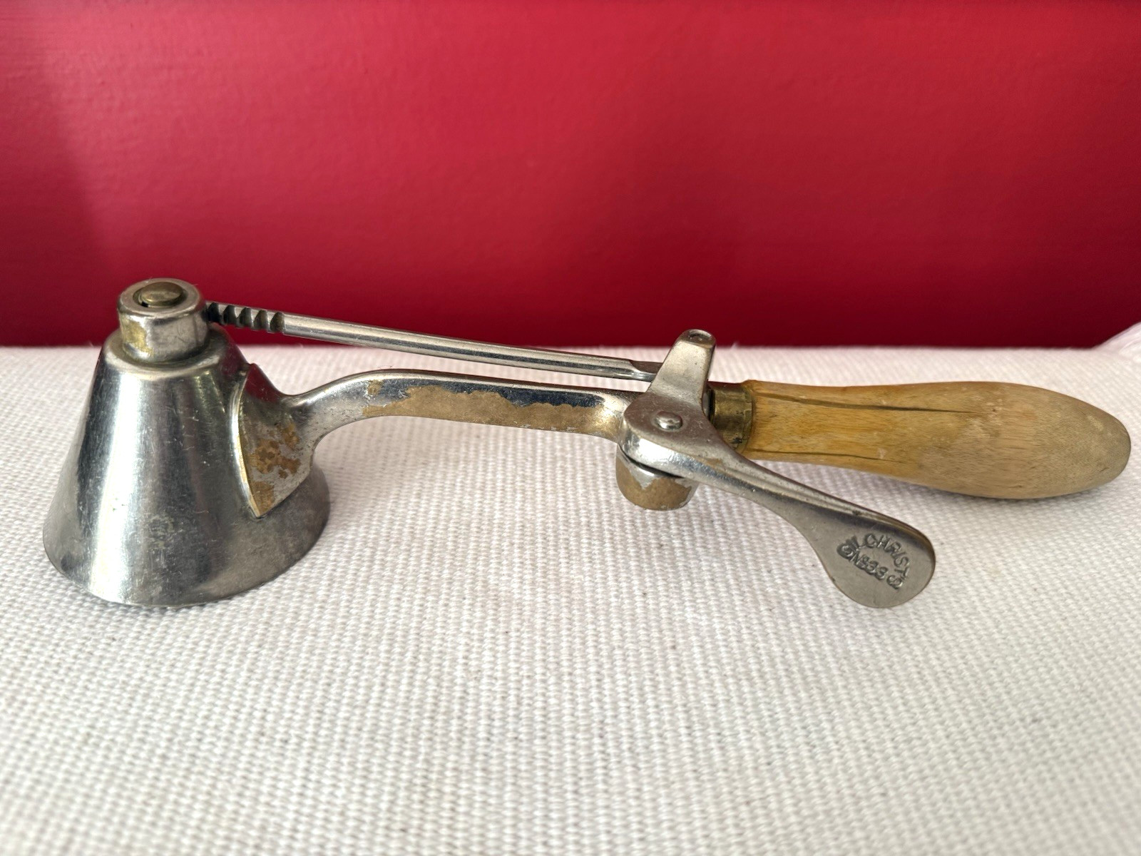 ANTIQUE GILCHRIST'S ICE CREAM SCOOP  No. 33 CONICAL SHAPE 10