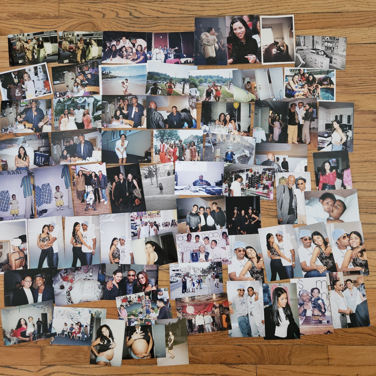 Vintage 1990-00's Photos of Hip Hop Fashion Designer Karl Kani Family & Clothing