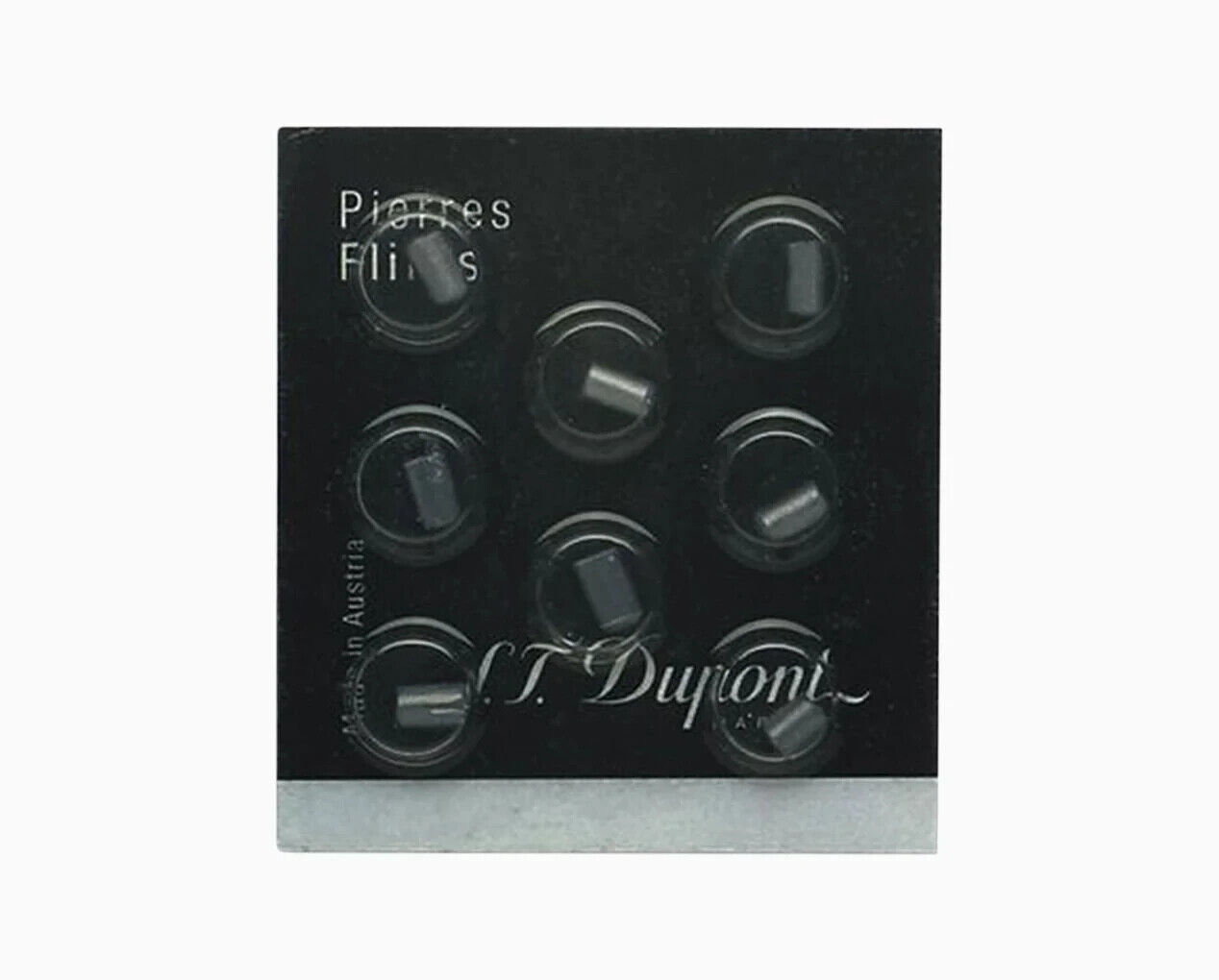 S.T. DUPONT - Black Flints - For Line 1/L1 / Line 2/L2 / Gatsby / Urban Lighters