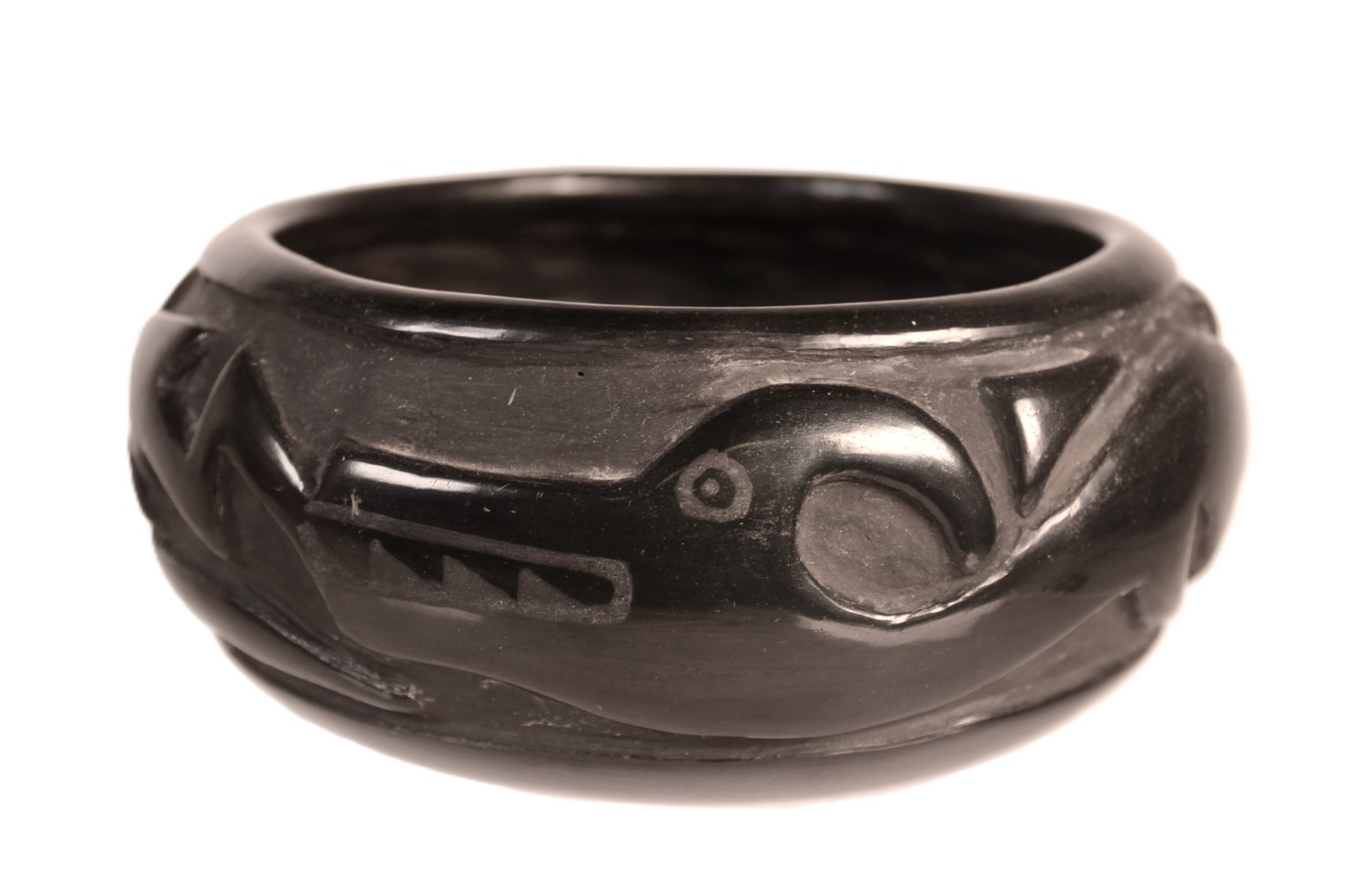 Santa Clara Pueblo Pottery Bowl By Margaret Tafoya ca. 1960s  6.5