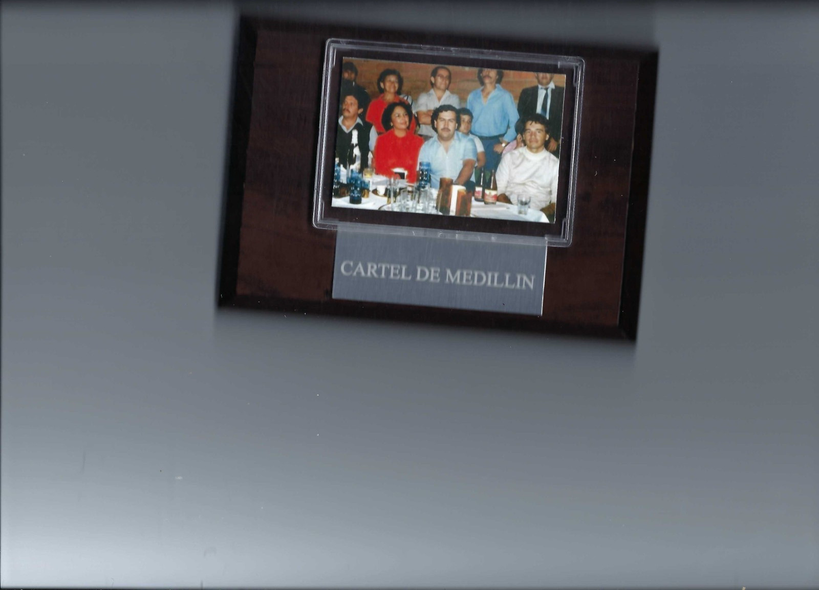 CARTEL DE MEDELLIN PLAQUE DRUG CARTEL ORGANIZED CRIME
