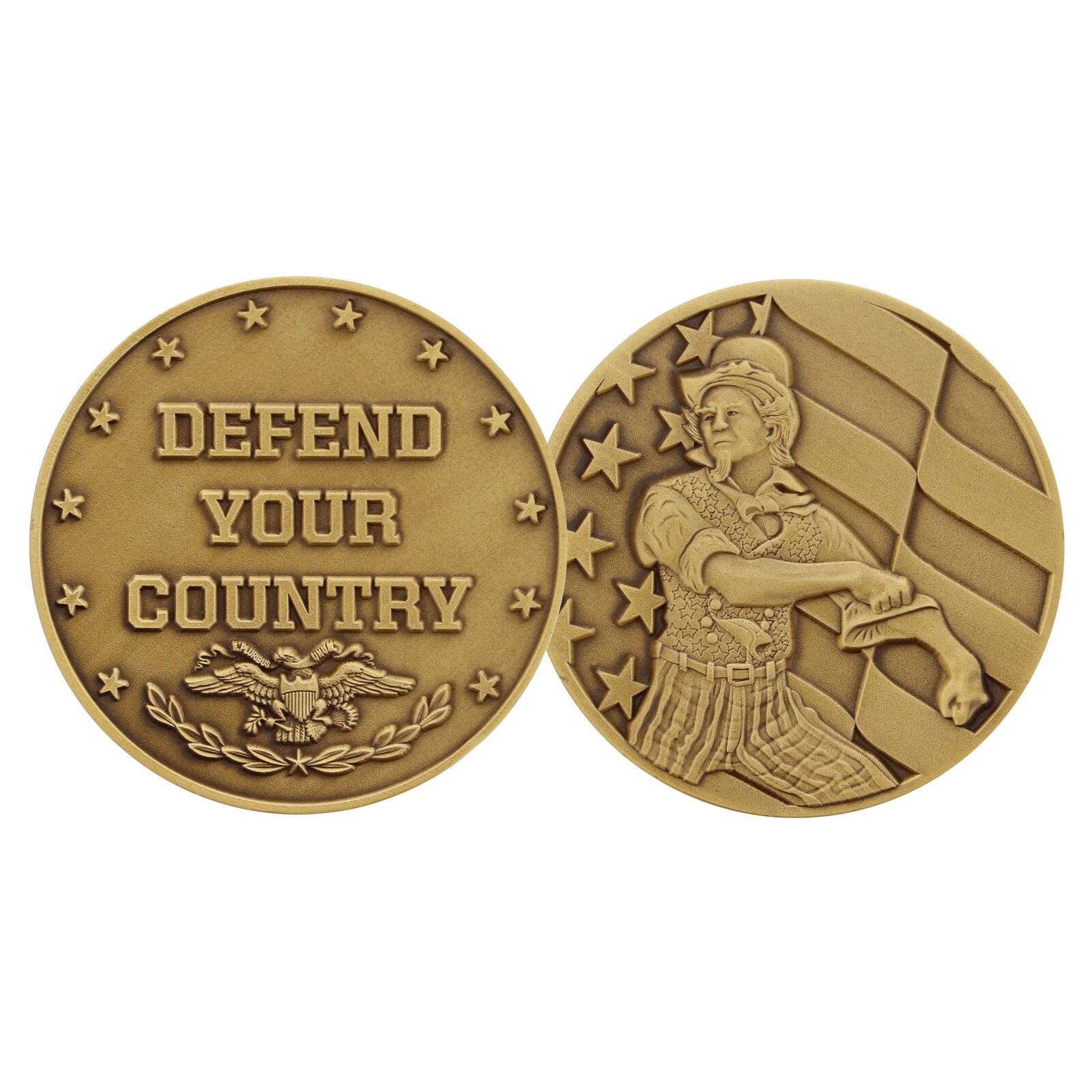 UNCLE SAM DEFEND YOUR COUNTRY COIN