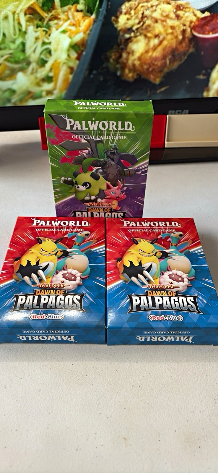 No packs Palworld Official Card Game Dawn of Palpagos Pack Trial Deck x3