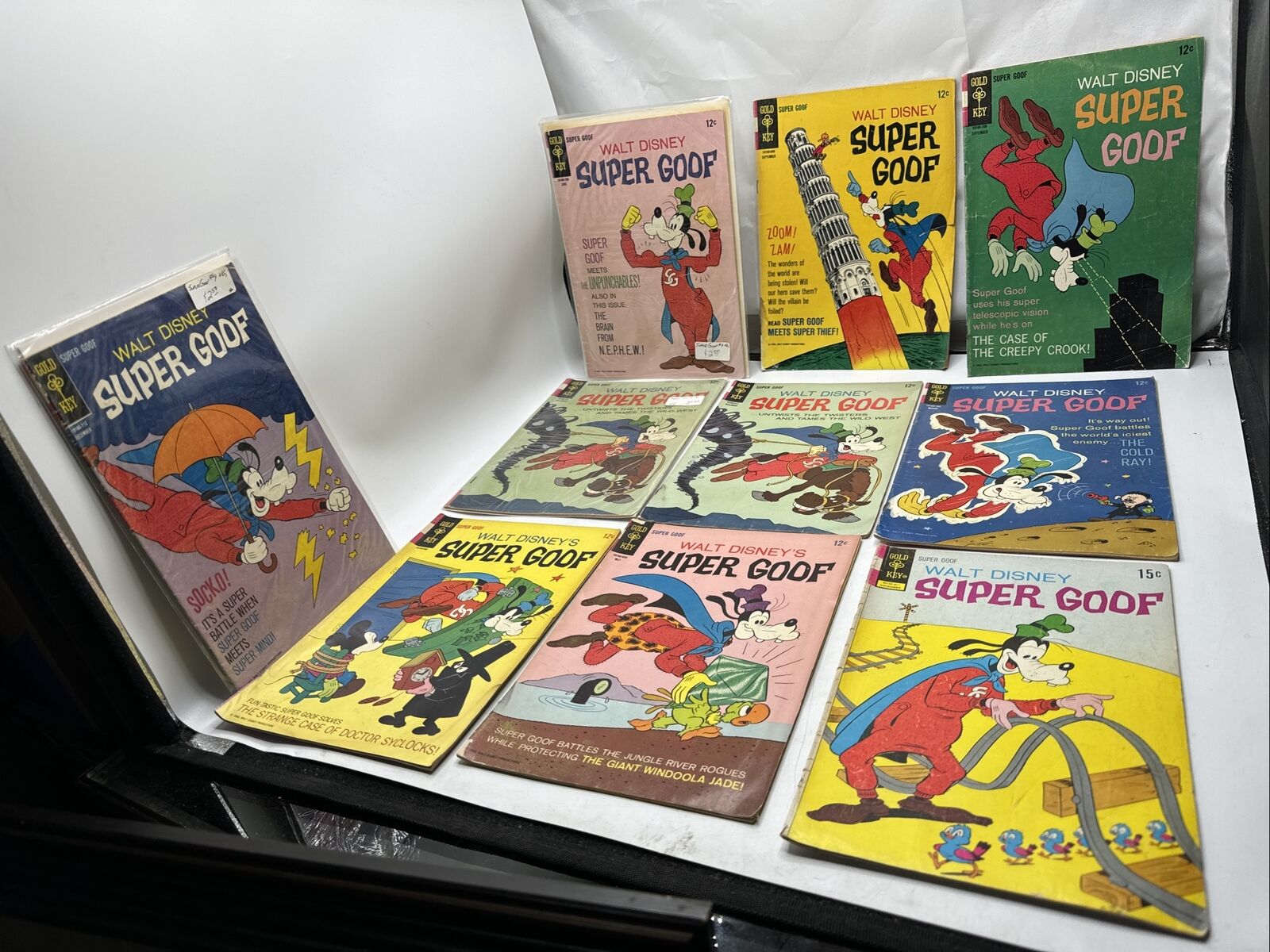 Super Goof comic book lot Gold Key Whitman 10 issues Disneyana 1960’s Issue 2