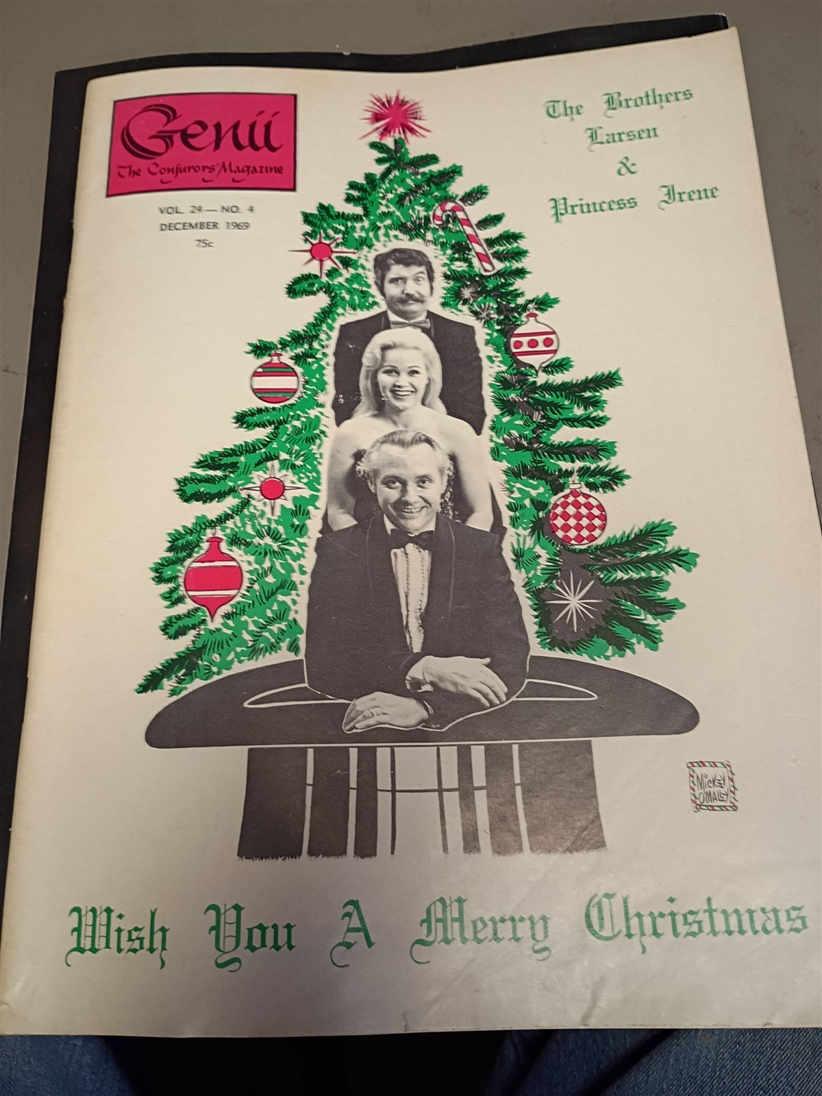 Chritmas Issue 1969 Genii Magazine Issue #9