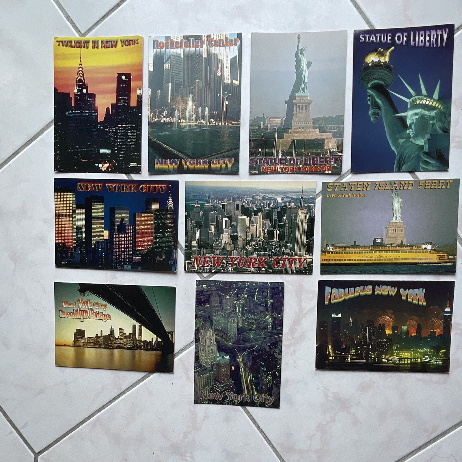 10 pcs New York City & Statue of Liberty Postcard Lot Photochrome Litho Unposted 10 pcs New York City & Statue of Liberty Postcard Lot Photochrome Litho Unposted
