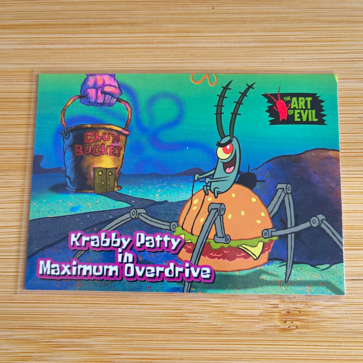 Topps 2009 SpongeBob SquarePants Series 2 Art of Evil #80 Krabby Patty