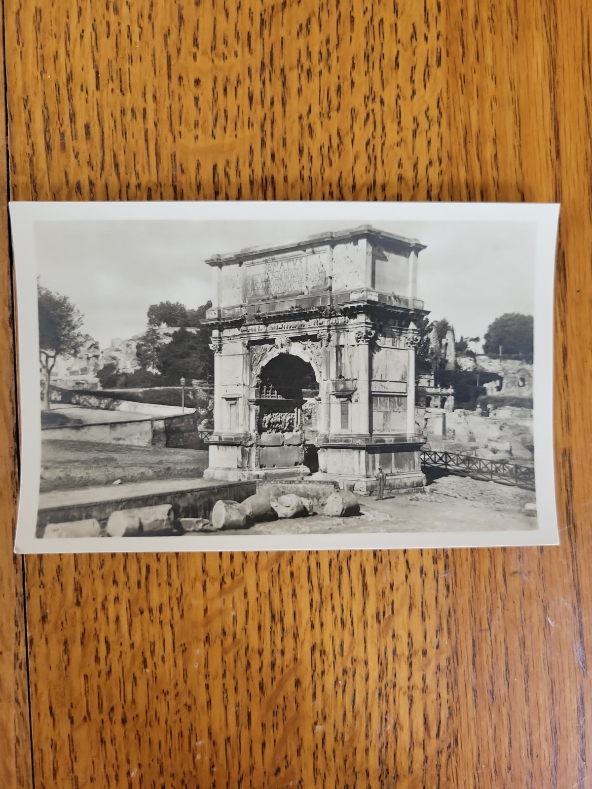 Vintage Rome Italy Postcard Arch of Titus Unposted AN