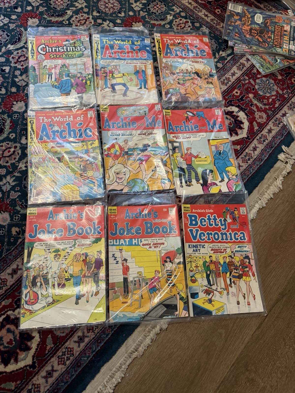 LOT OF 9 Vintage Archie Comics  Comic Books 1969