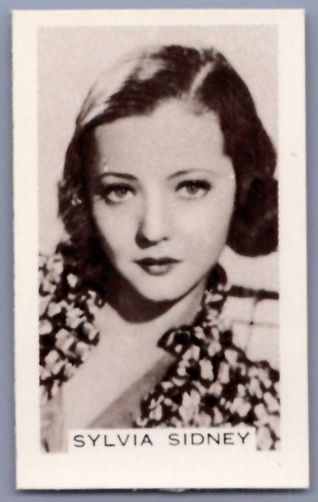 1936 Facchino's Cinema Stars - Sylvia Sydney #78 - *Near Mint*