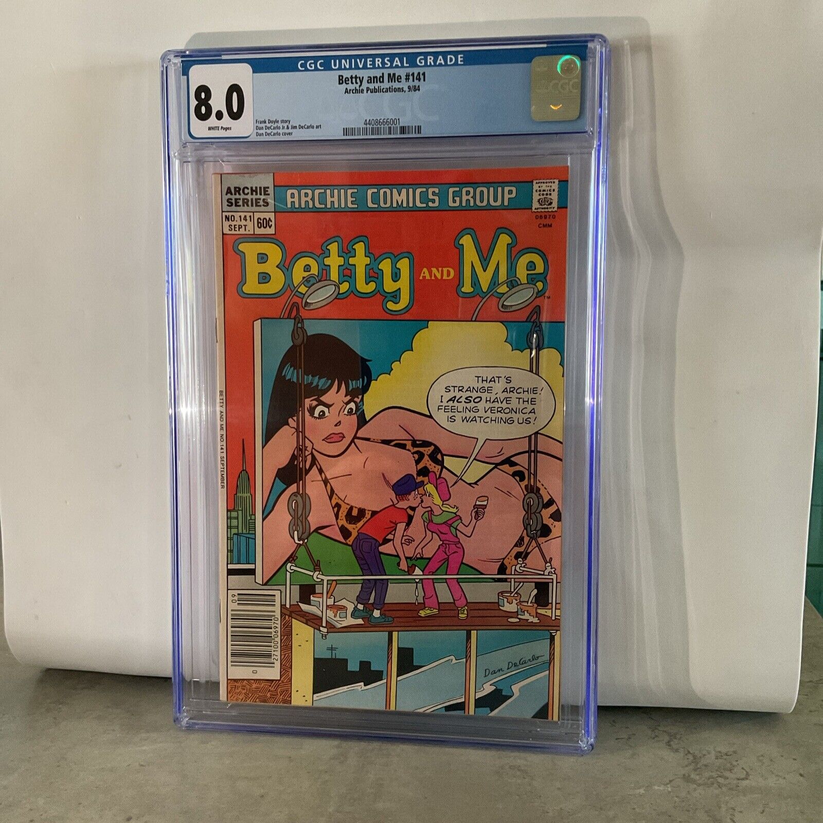 Betty and Me 141 - 1984 CGC 8.0 Archie Comics Group Bikini Jealousy Dan DeCarlo