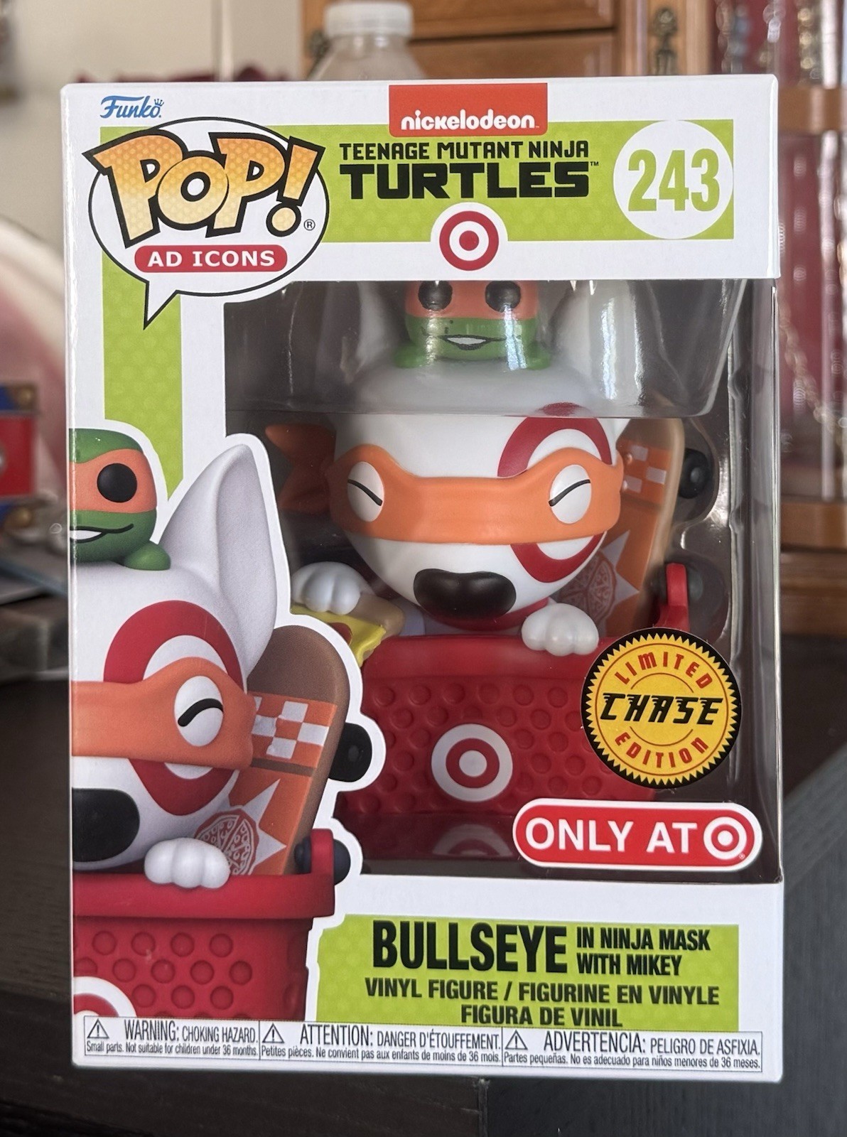 CHASE Funko Pop BULLSEYE (Ninja Mask with Mikey) #243 Target Exclusive