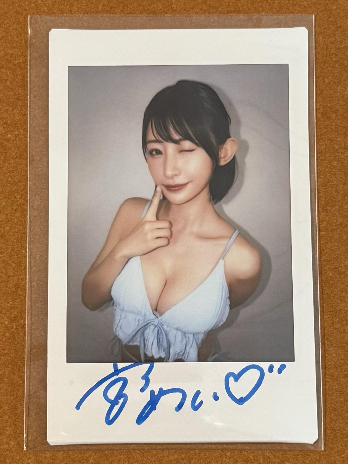 Mei Miyajima Autograph Cheki Photo Limited Asian