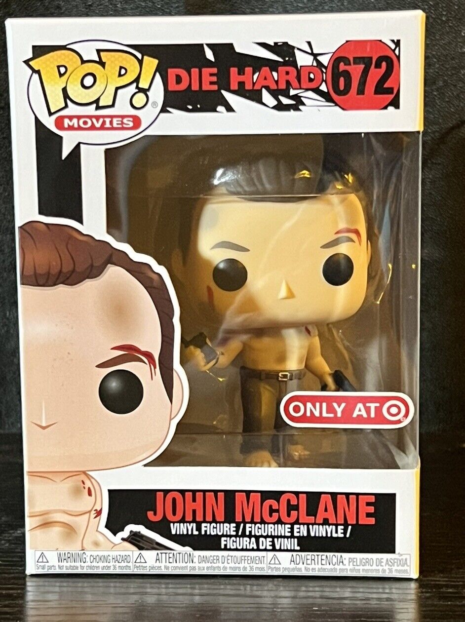 Funko Pop Movies Die Hard John McClane # 672 TARGET EXCLUSIVE