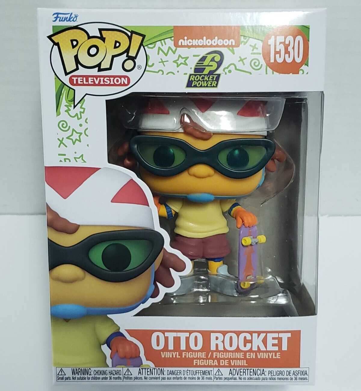 OTTO ROCKET - Nickelodeon Rocket Power Funko POP TV #1530 Vinyl Figure IN STOCK