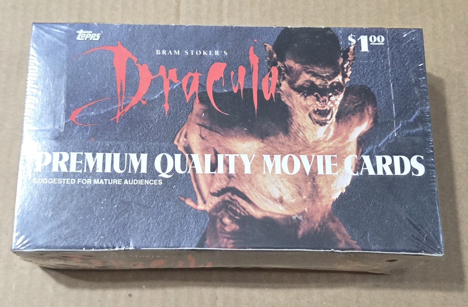 NEW SEALED 1992 Bram Stoker's Dracula Premium Movie Trading Card Box 36 packs
