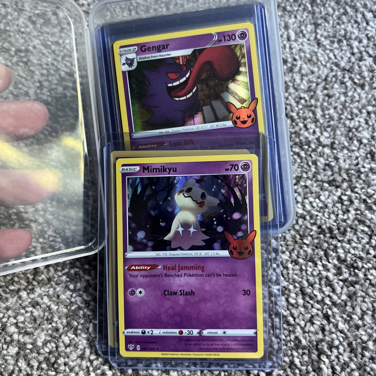 Full Set 2022 Pokemon Trick Or Trade W/Holos Lot/30 NM Gengar Haunter Mimikyu