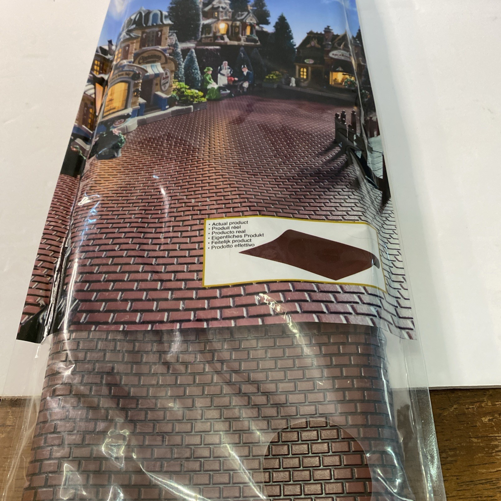 New Lemax Landscape Accent Brick Road Display Mat 18x36 Christmas Mini Village