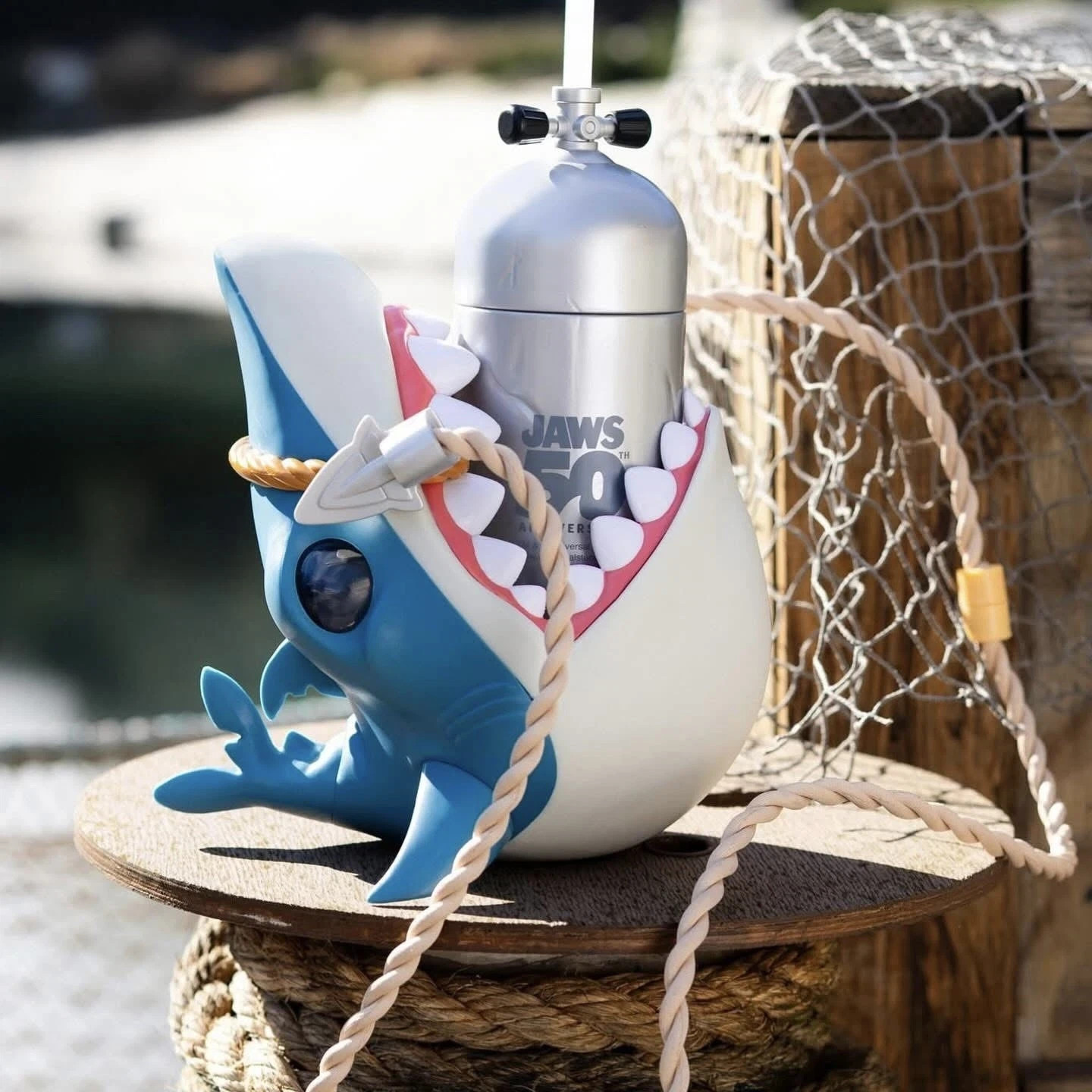 NEW Universal Studios Jaws 50th Anniversary Sipper Park Exclusive Sippee Cup