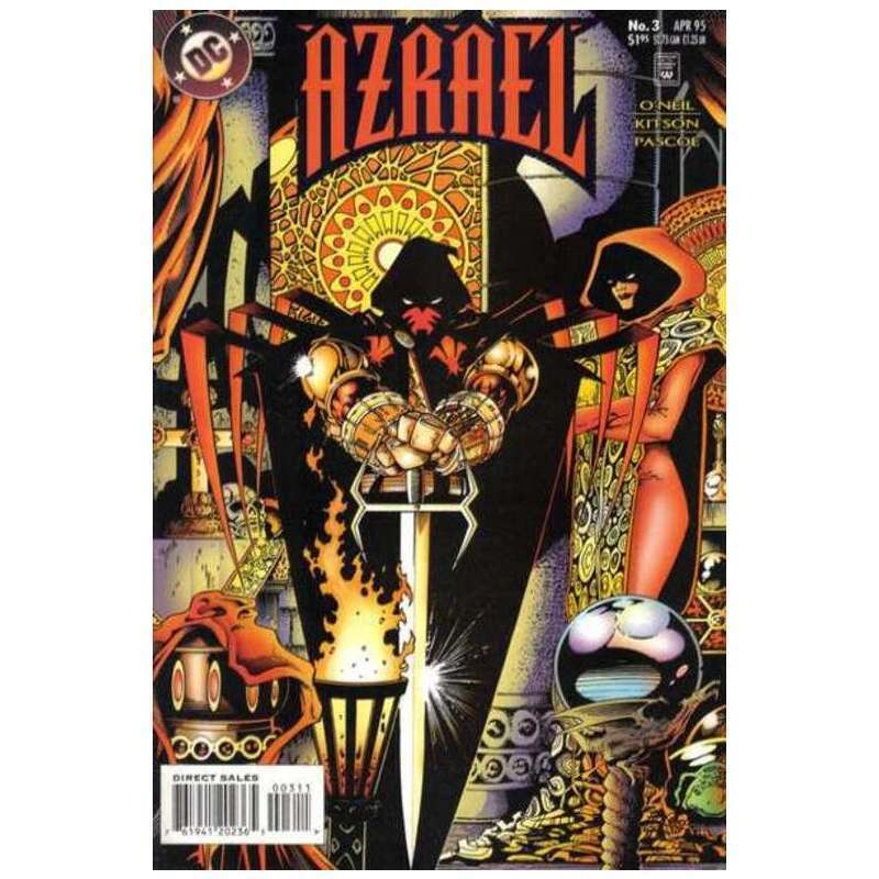 Azrael (1995 series) #3 in Near Mint condition. DC comics [d 