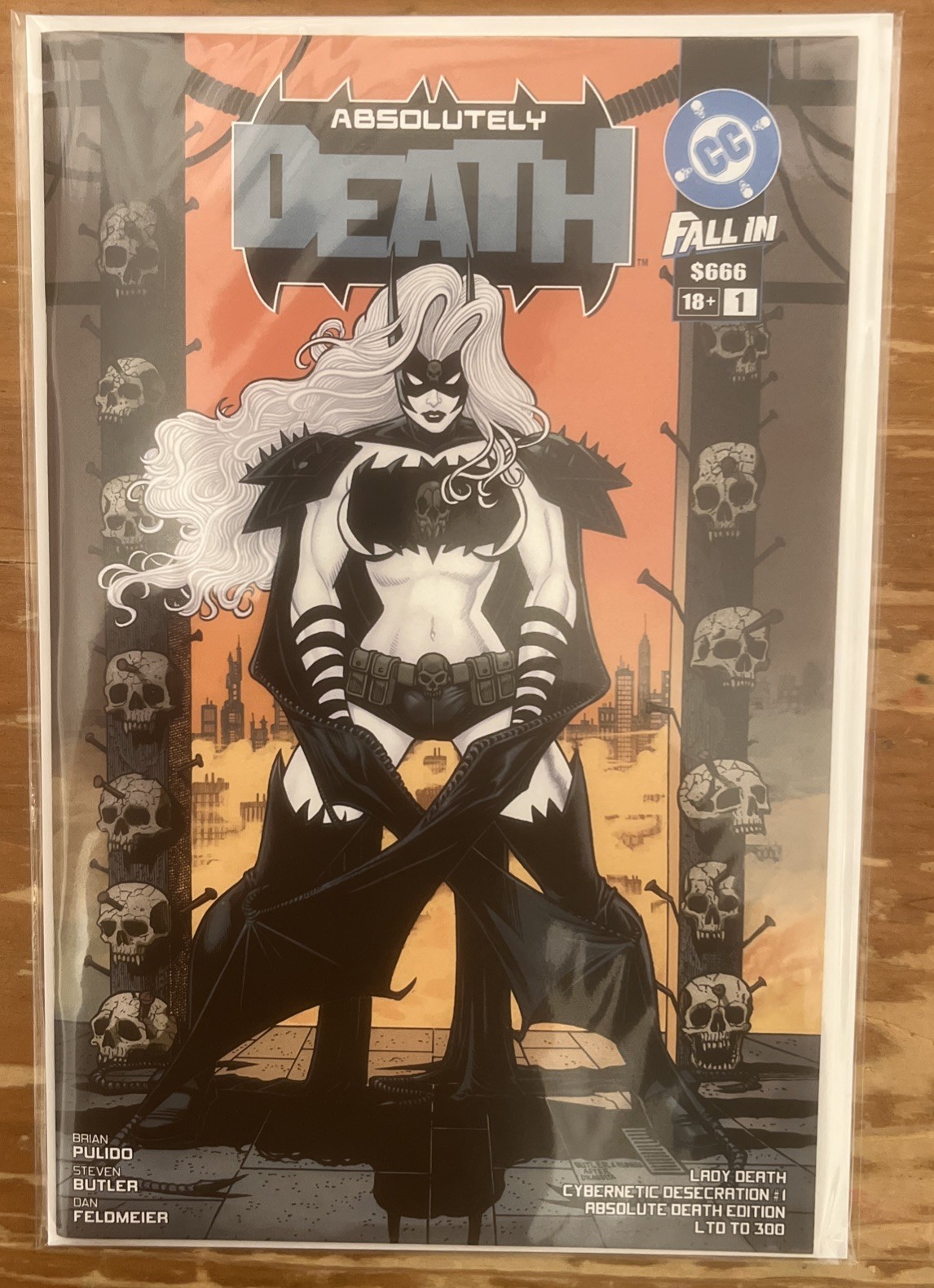Lady Death Cybernetic Desecration #1 Absolute Batman Trade Dress SDCC LTD 300