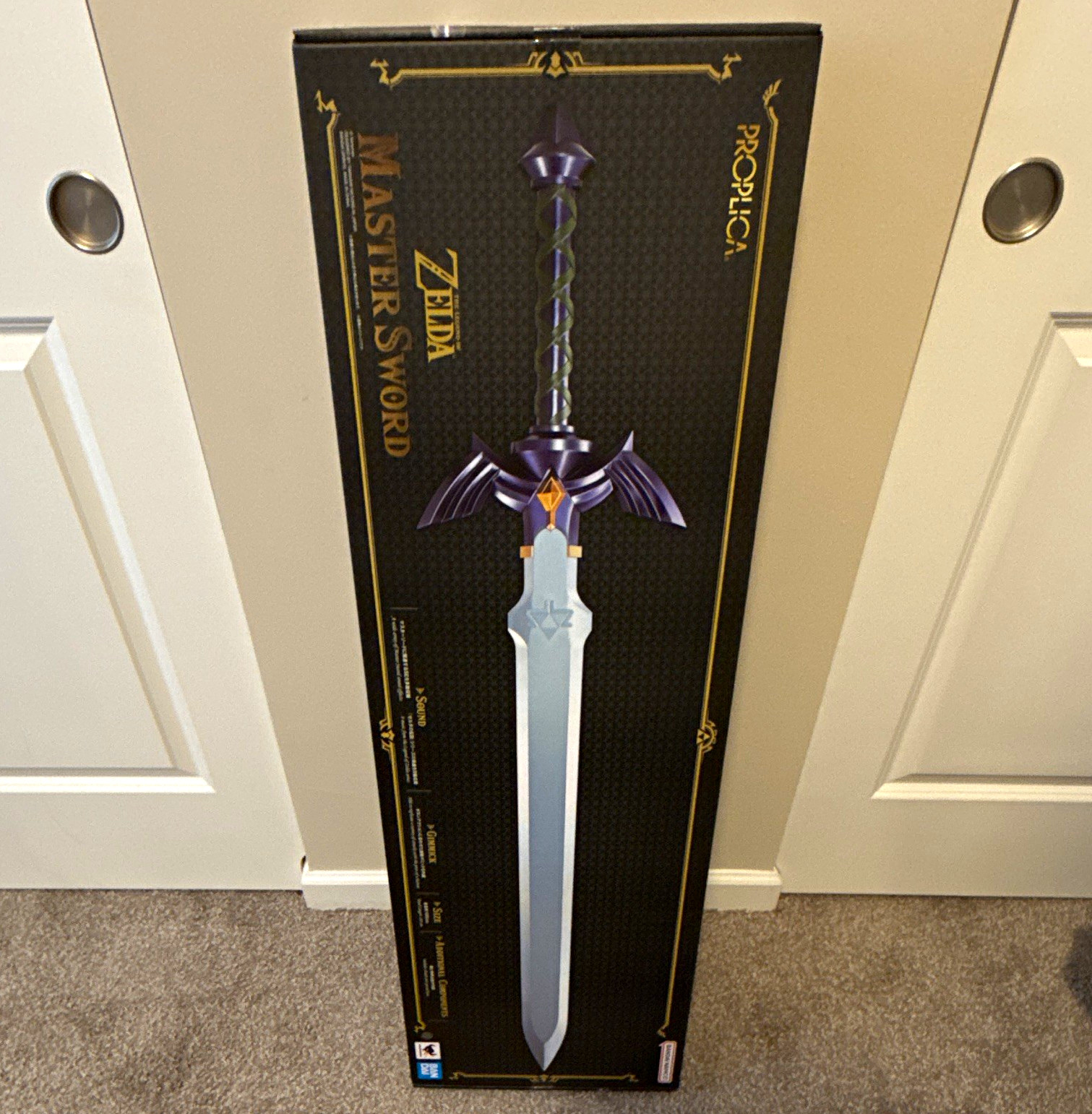 Zelda Master Sword PROPLICA Bandai Tamashii Nations Replica Open Box Unused