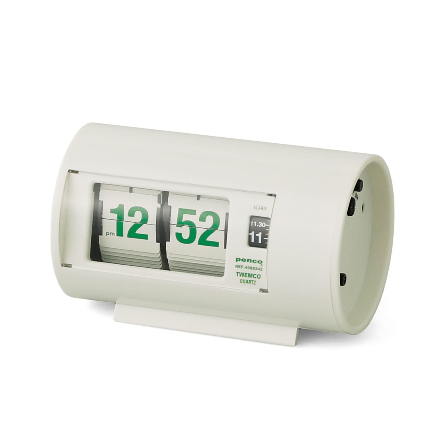 NEW Penco Desk Clock JF064 White Flip Clock Retro HIGHTIDE JAPAN