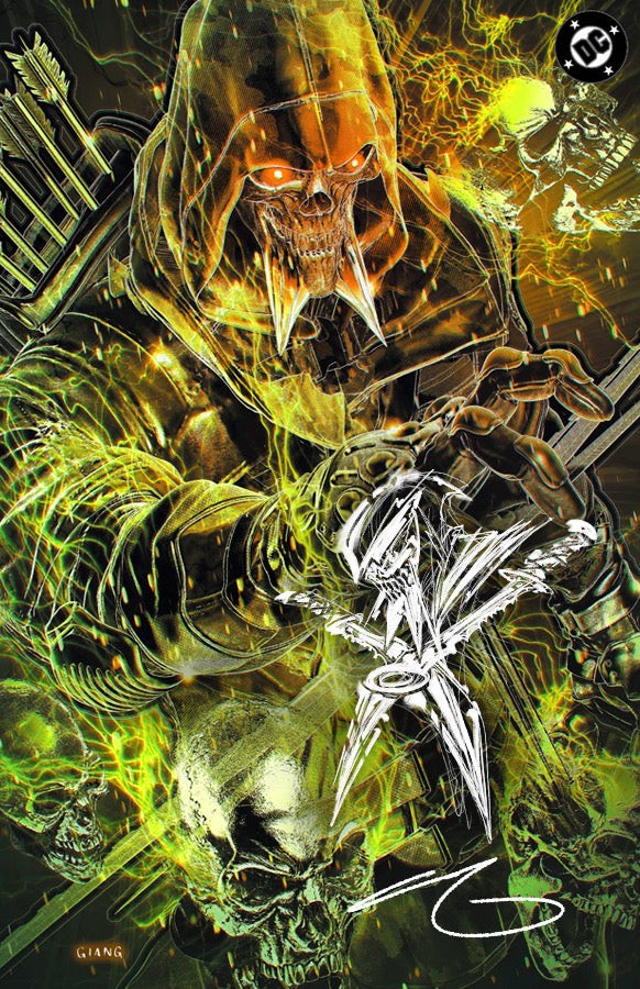 ABS GREEN ARROW #1 John Giang VIRGIN REMARQUE Signed w/ COA NM