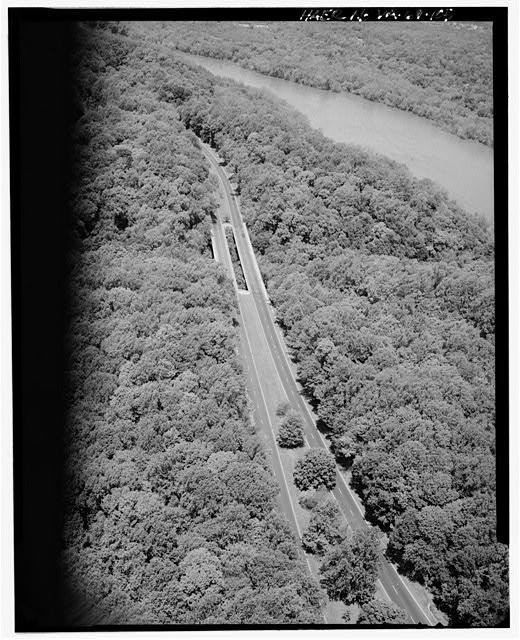 Turkey Run Bridge Aerial View George Washington Memorial Parkway 1930s